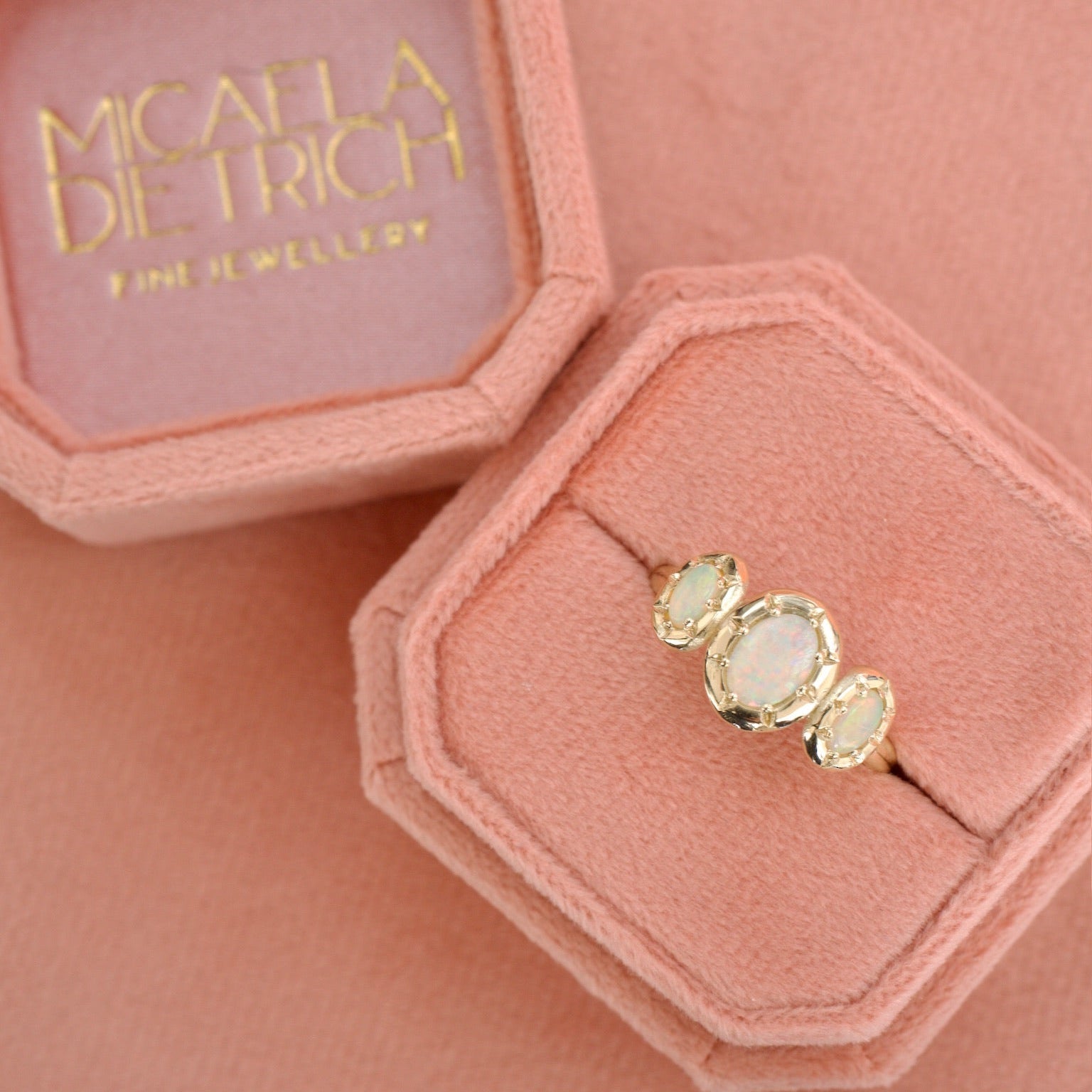 Solstice Opal Trilogy ring