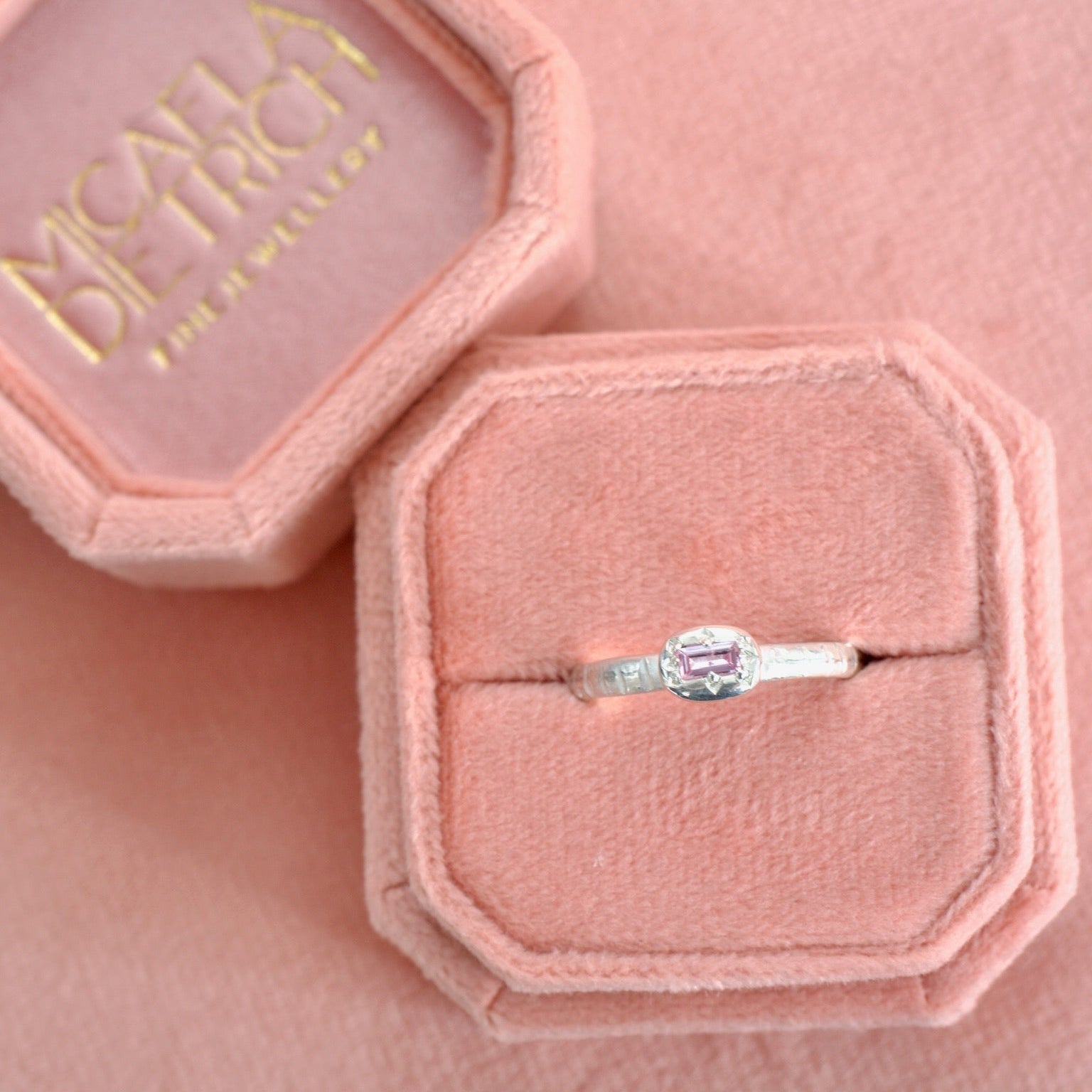 Whisper Pink Sapphire Ring