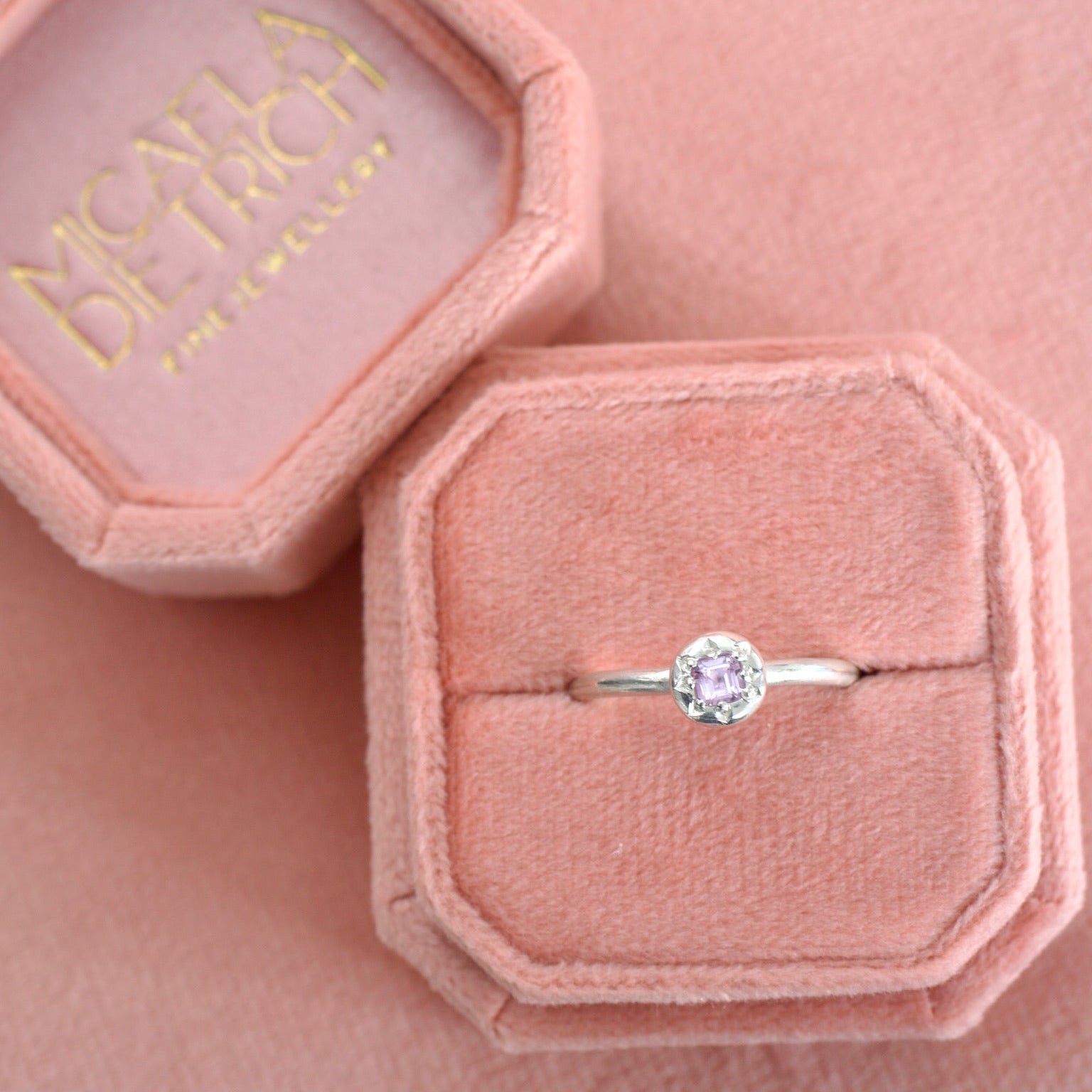 Bloom Pink Sapphire Ring
