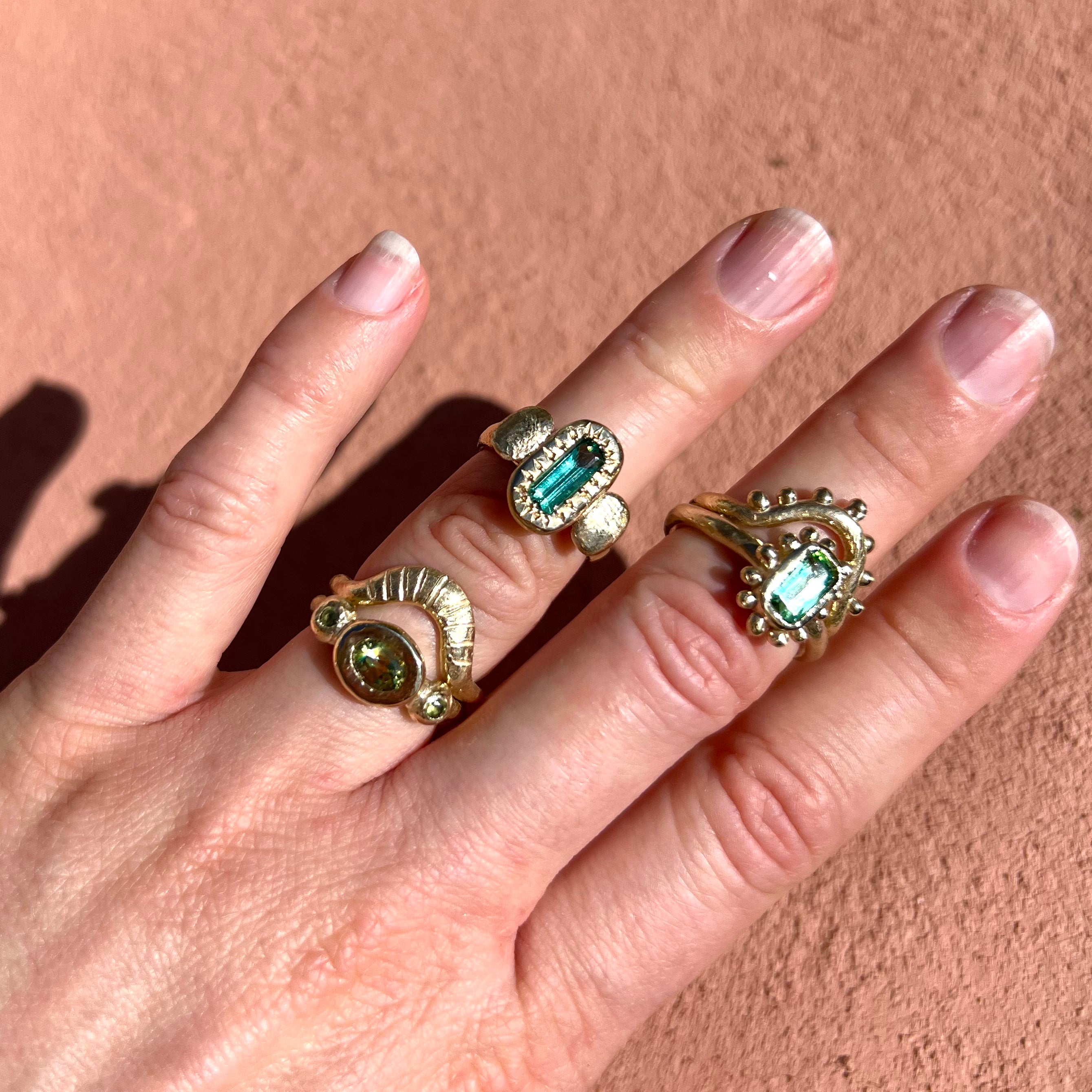 aegean tourmaline ring