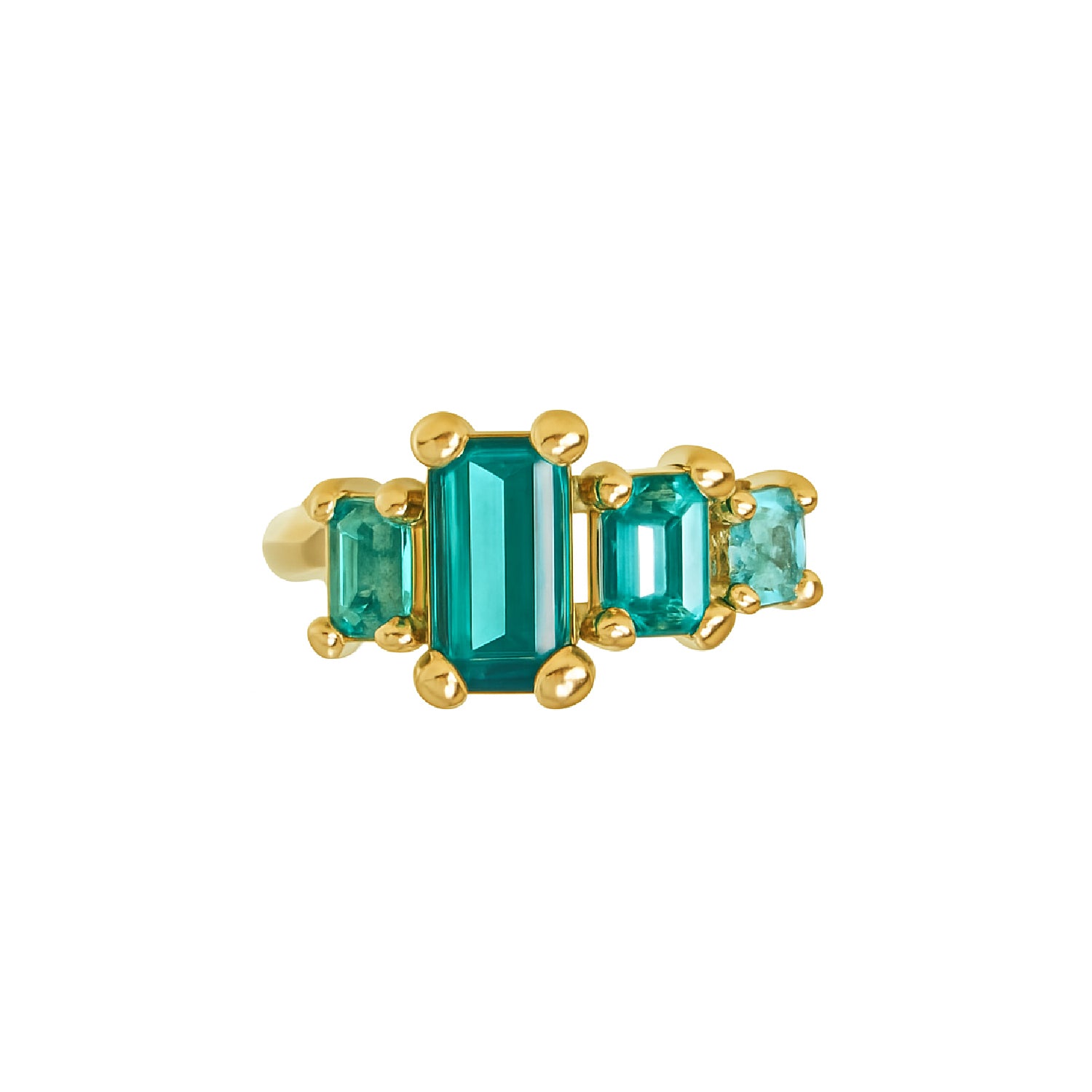 Lagoon Lore Tourmaline, Sapphire & Apatite Ring