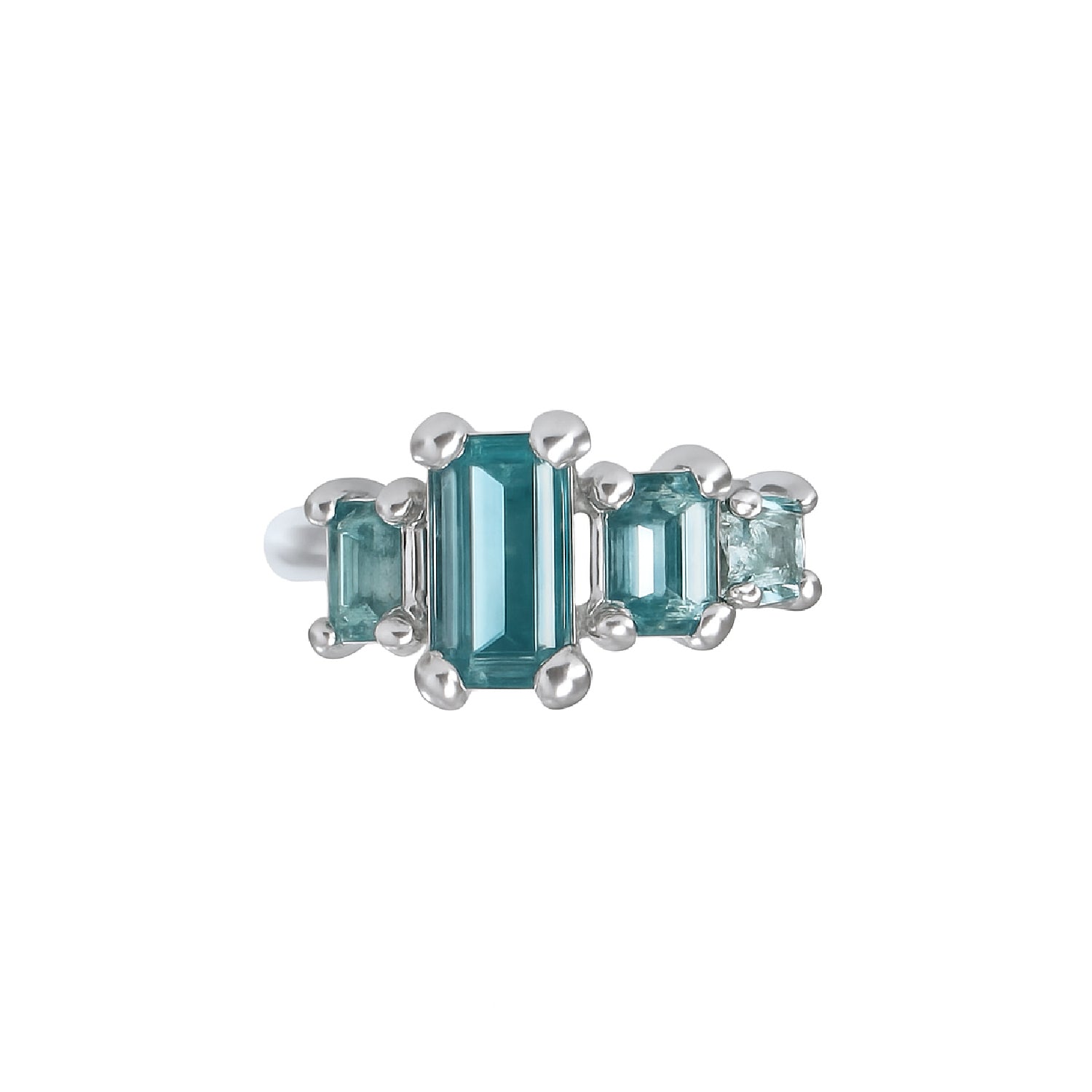 Lagoon Lore Tourmaline, Sapphire & Apatite Ring