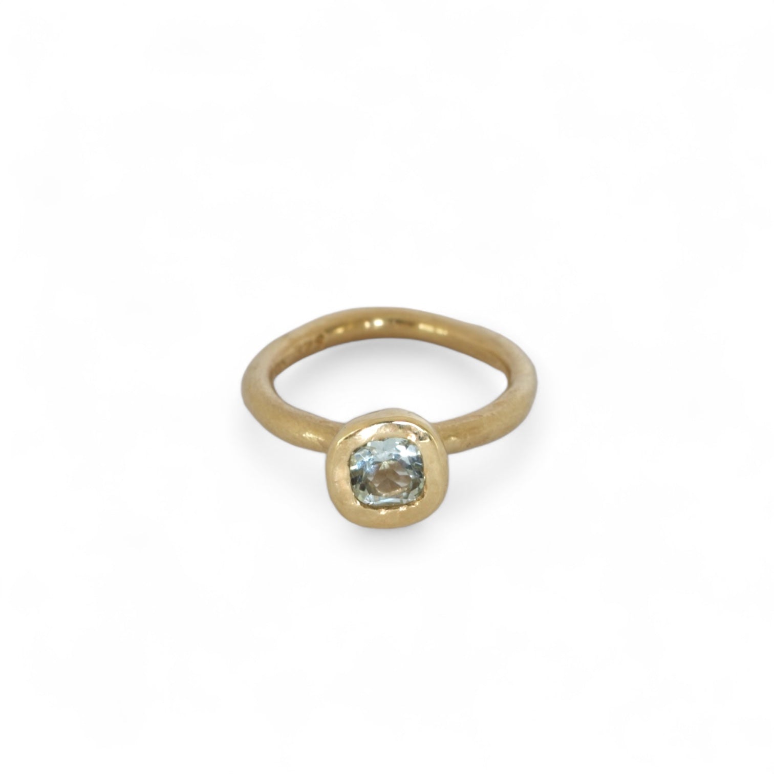 petite aquamarine ring