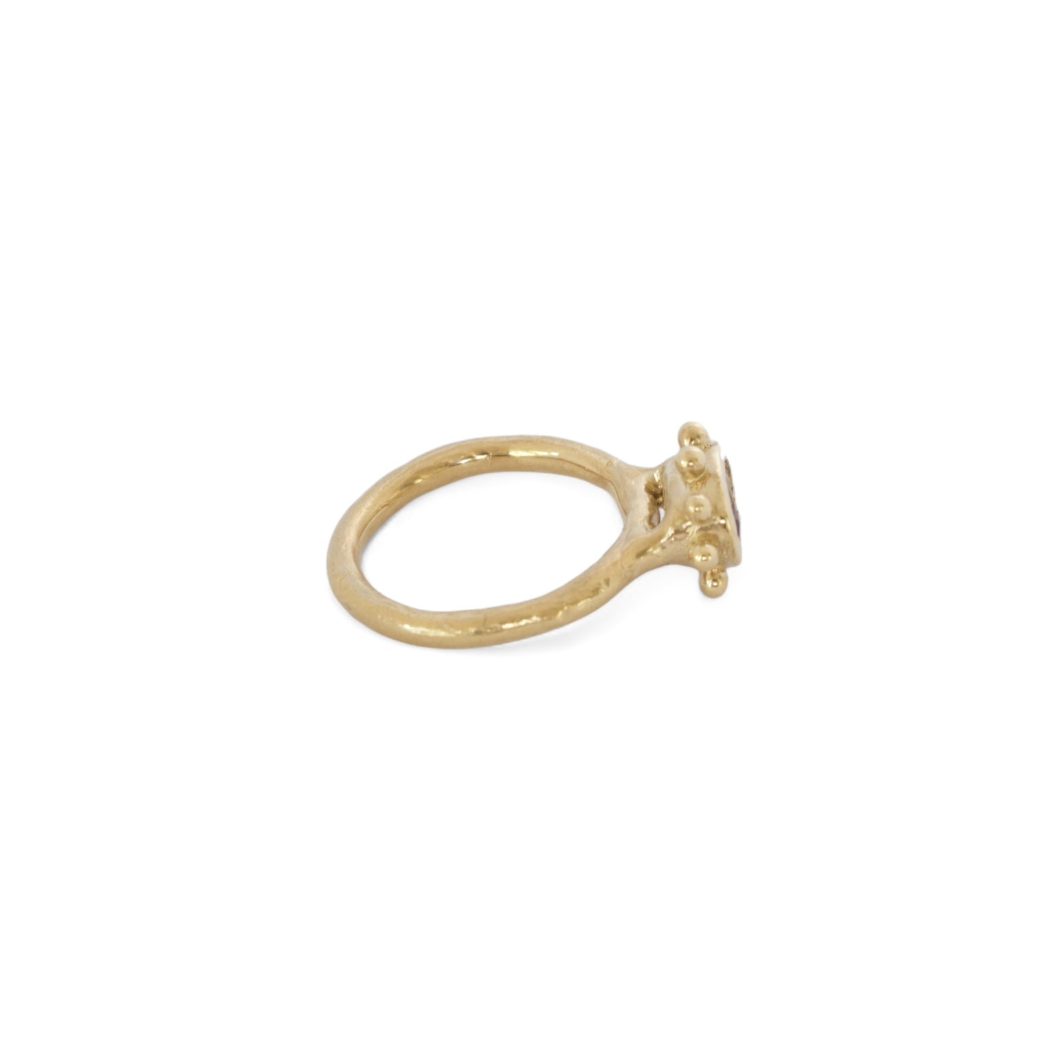 pomegranate amethyst ring
