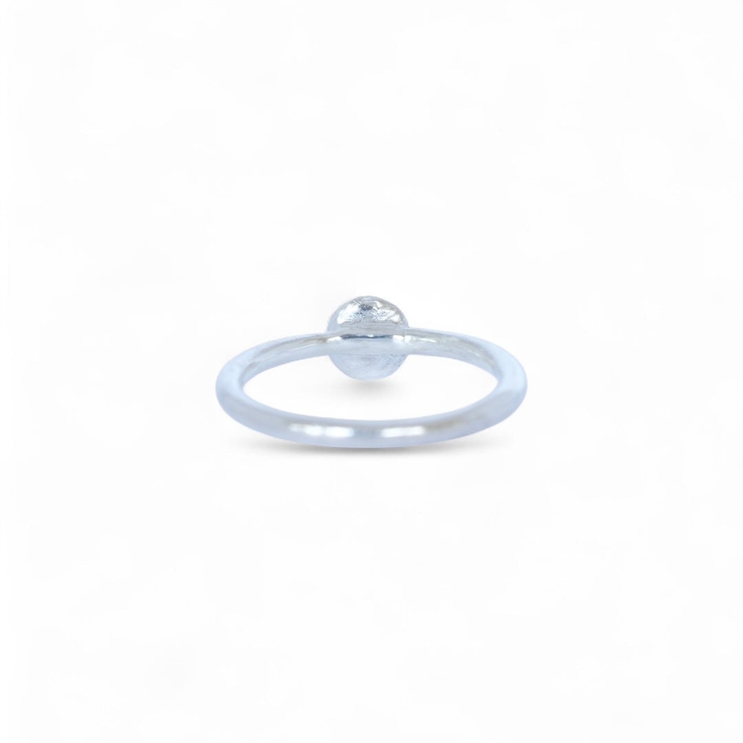 Seastar Pink Sapphire Sterling Silver Ring