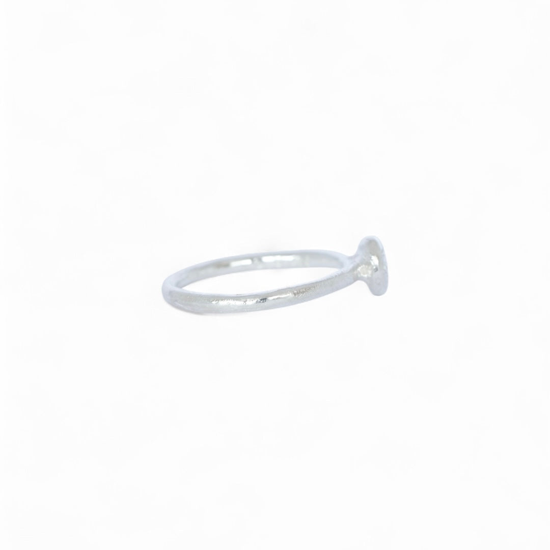Marine Topaz Sterling Silver Ring