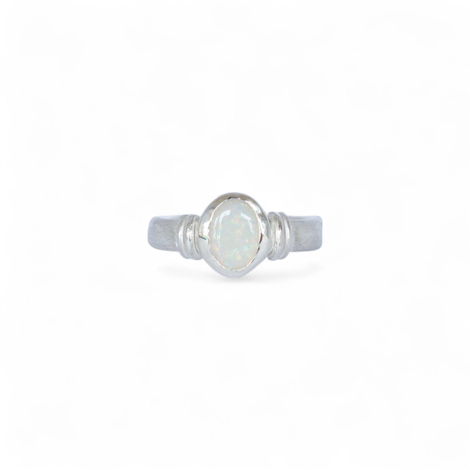 Lyra Opal Silver ring