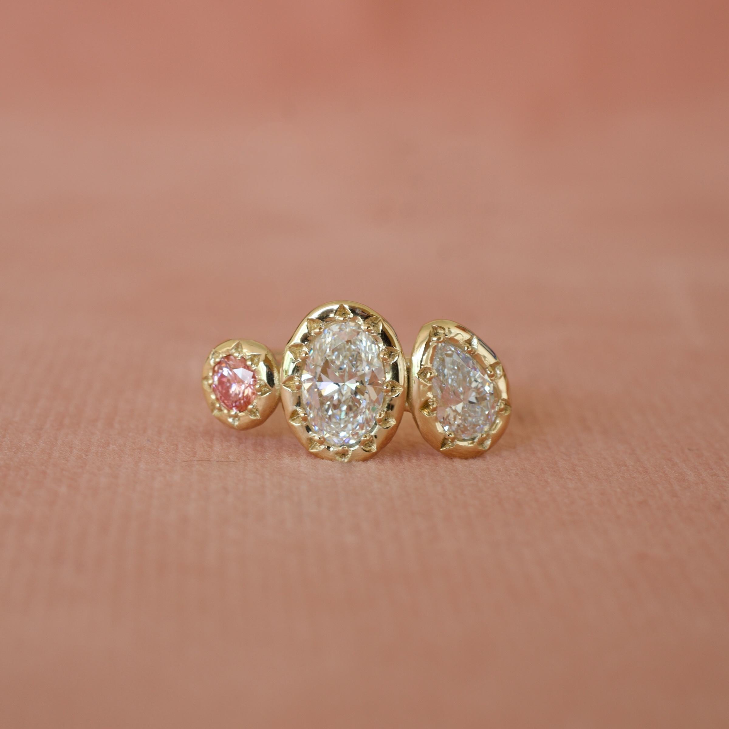 Prism Diamond Engagement Ring