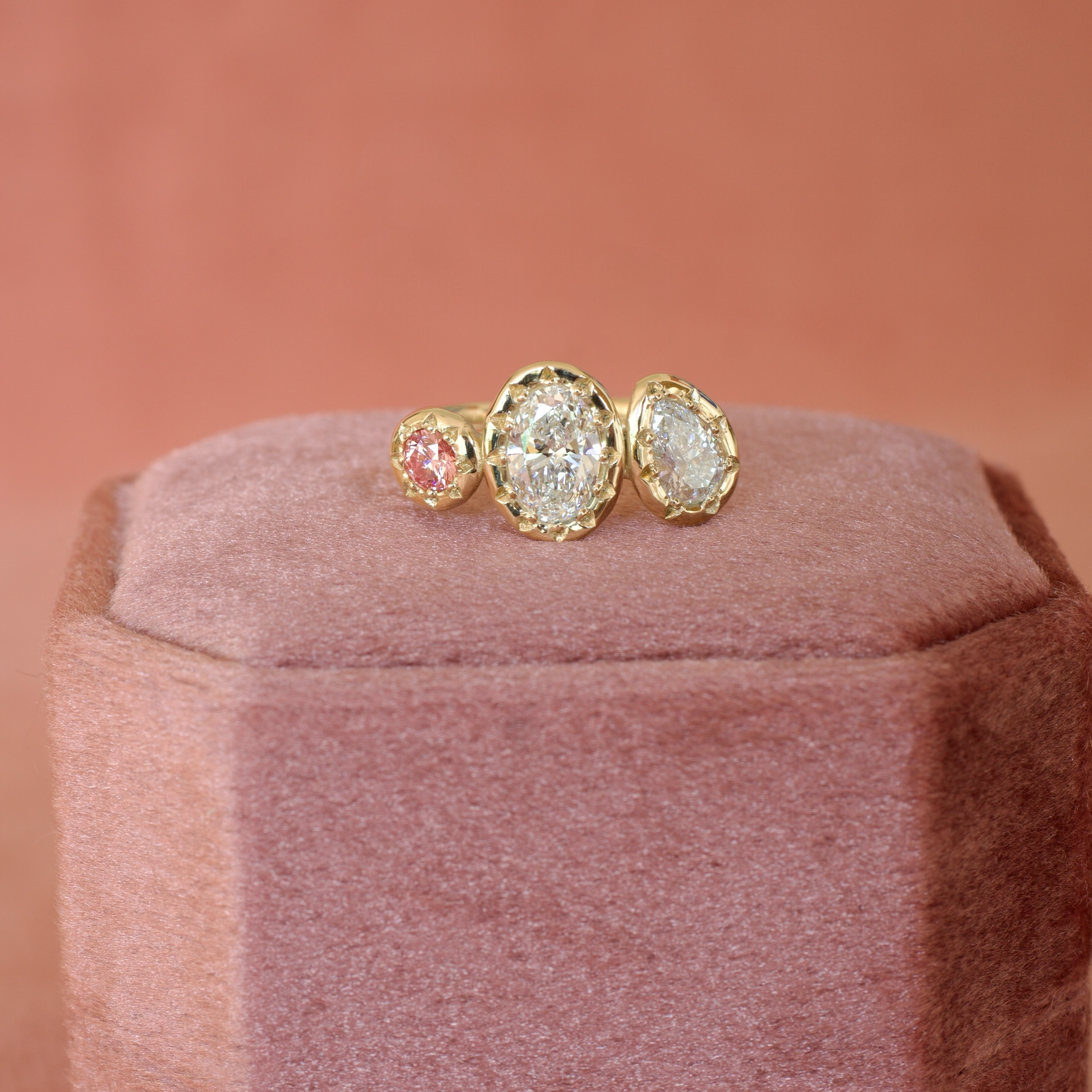 Prism Diamond Engagement Ring