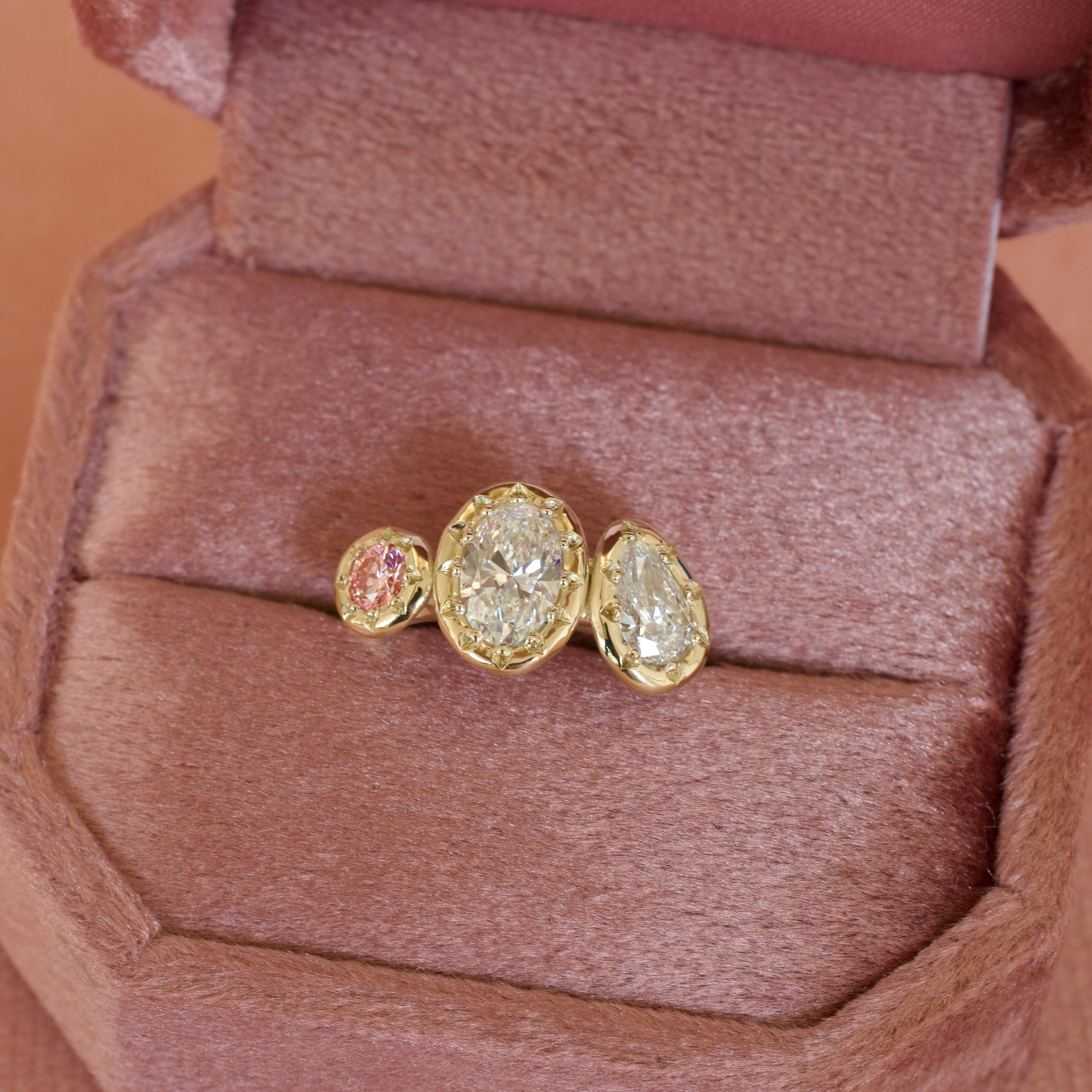 Prism Diamond Engagement Ring