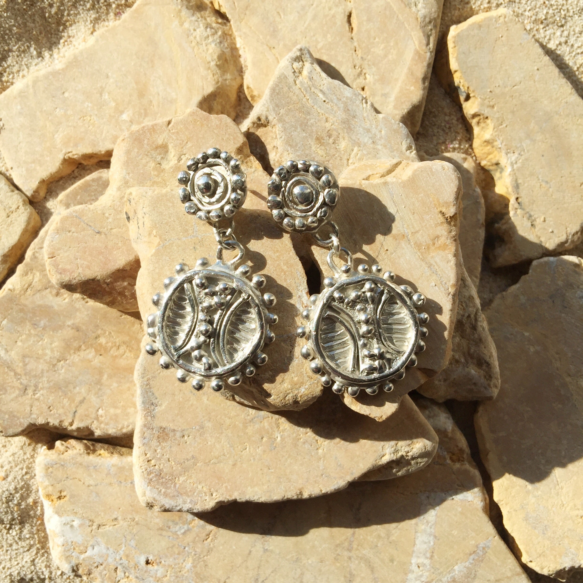sundial earrings