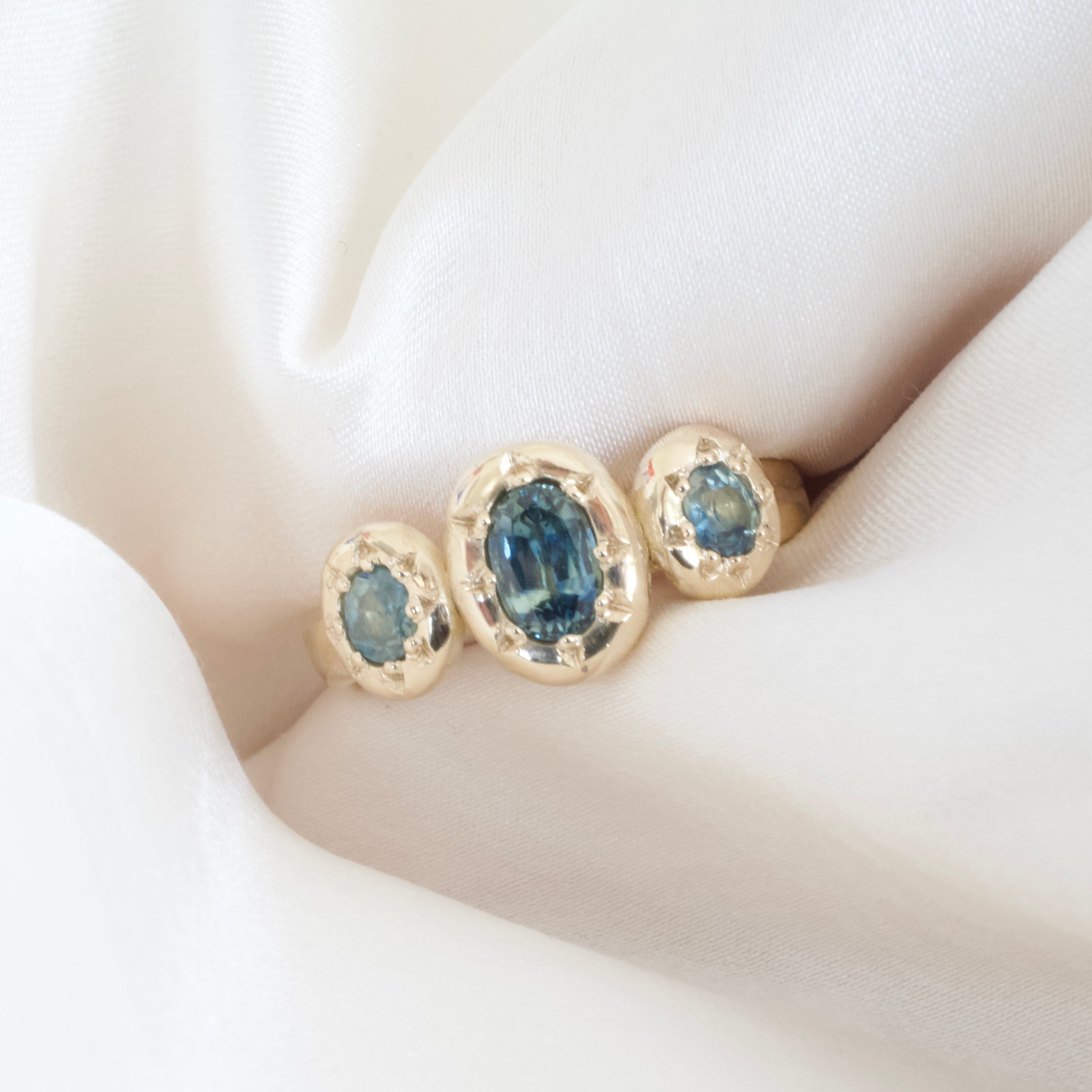 devotion sapphire engagement ring
