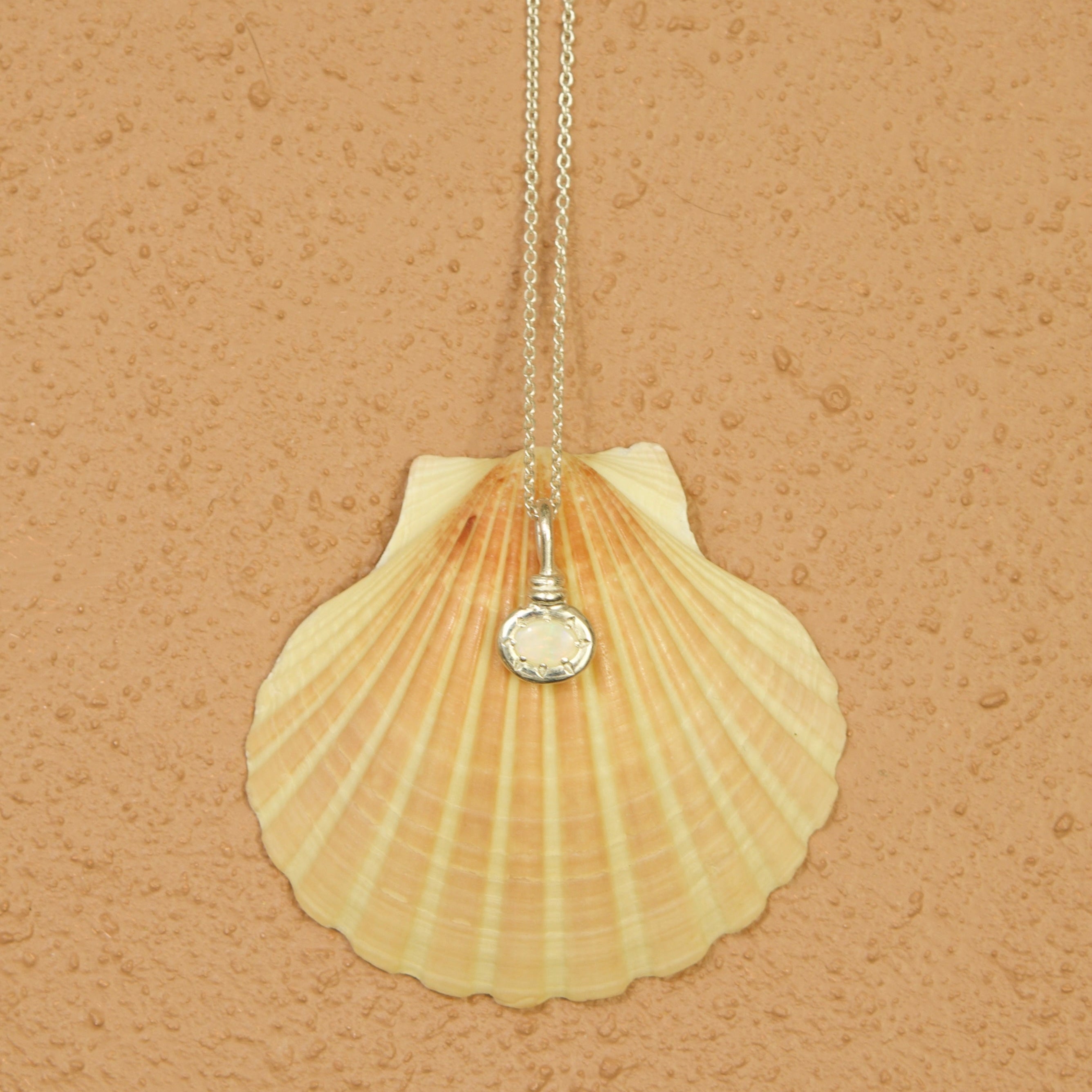 Mooncove Opal Sterling Silver Pendant