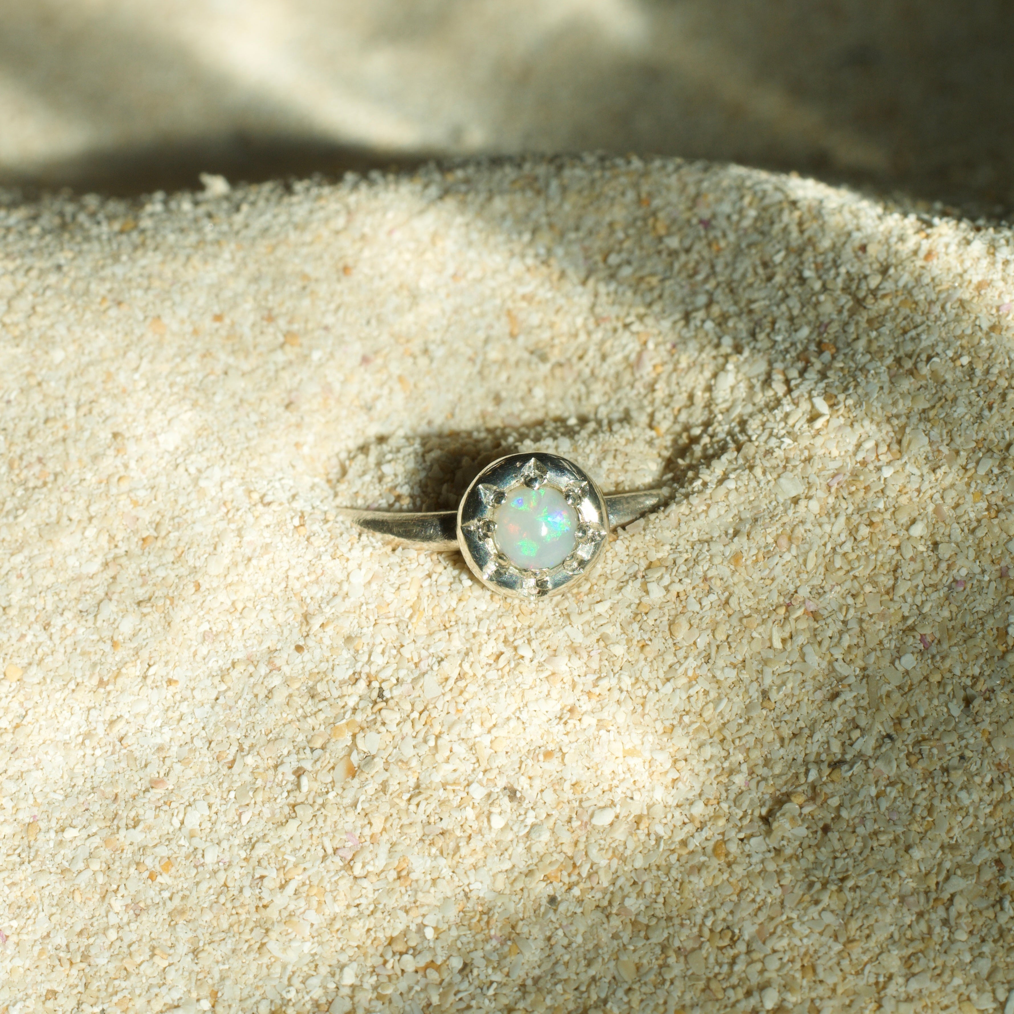 Moon Jelly Opal Ring