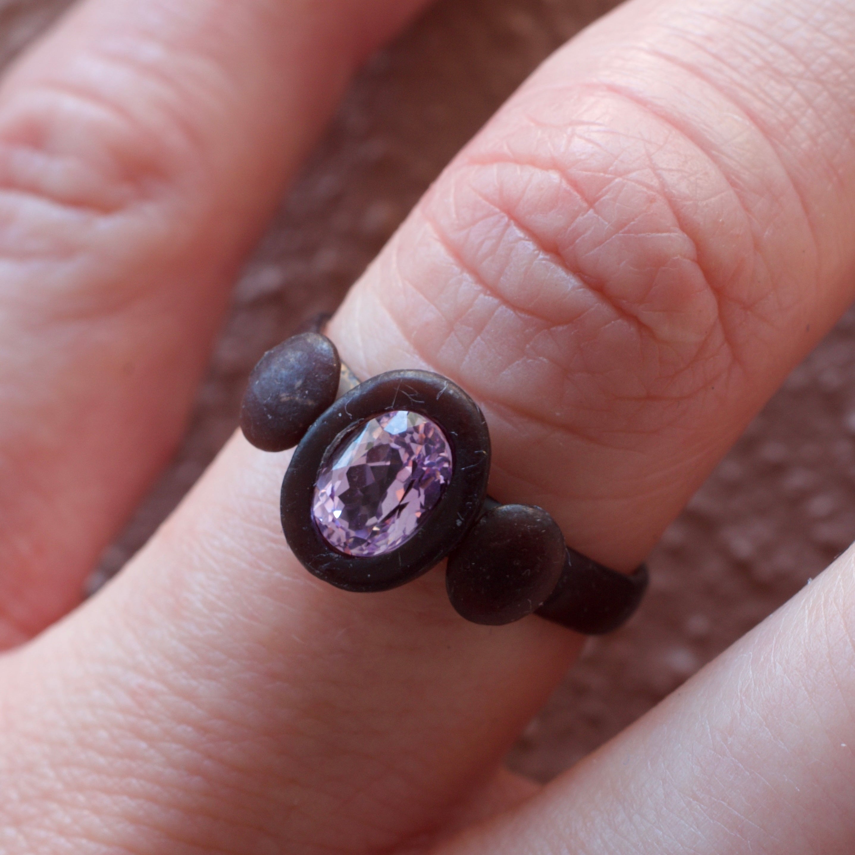 Pink Tide Kunzite Ring
