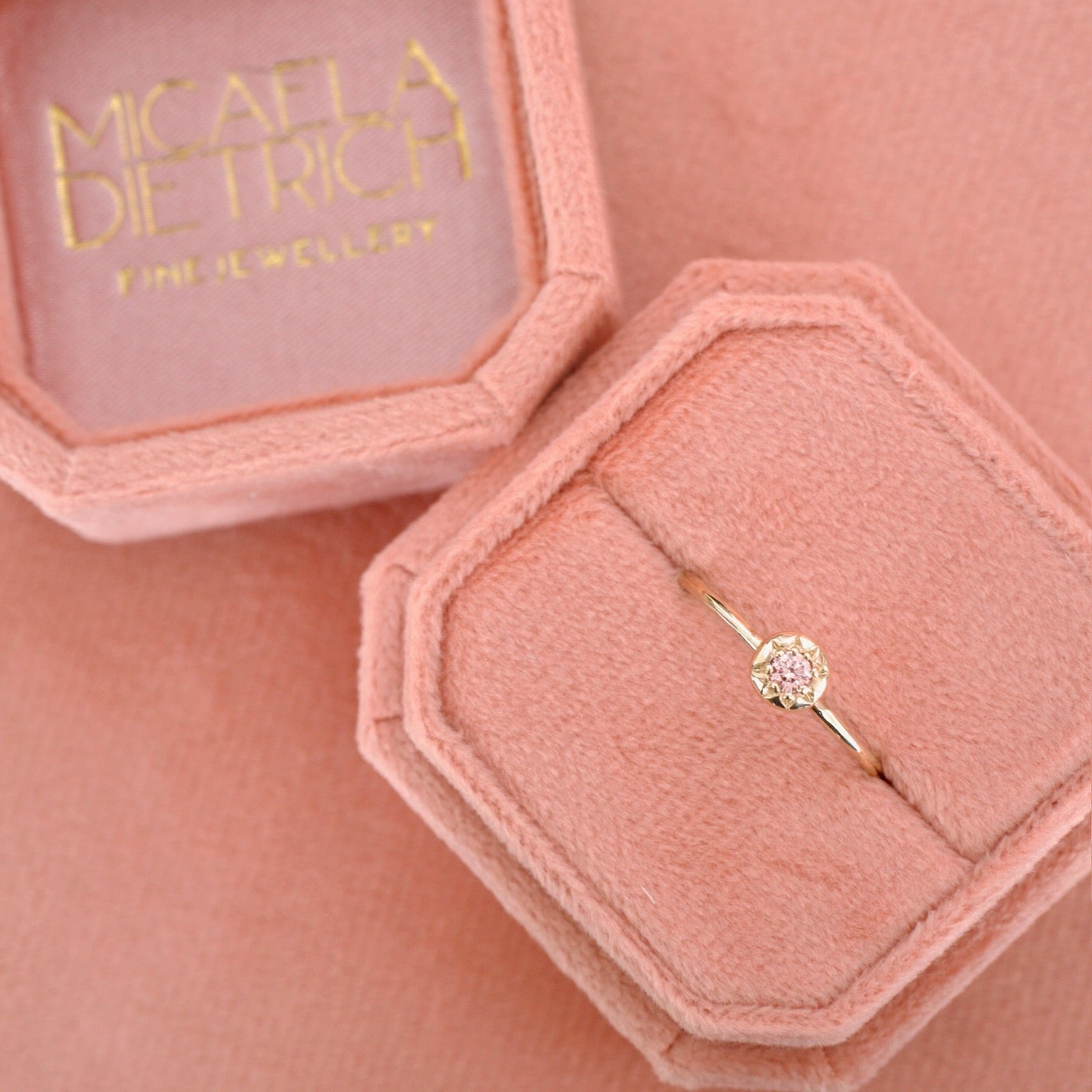 Spellbound Pink Diamond Dainty Stacker