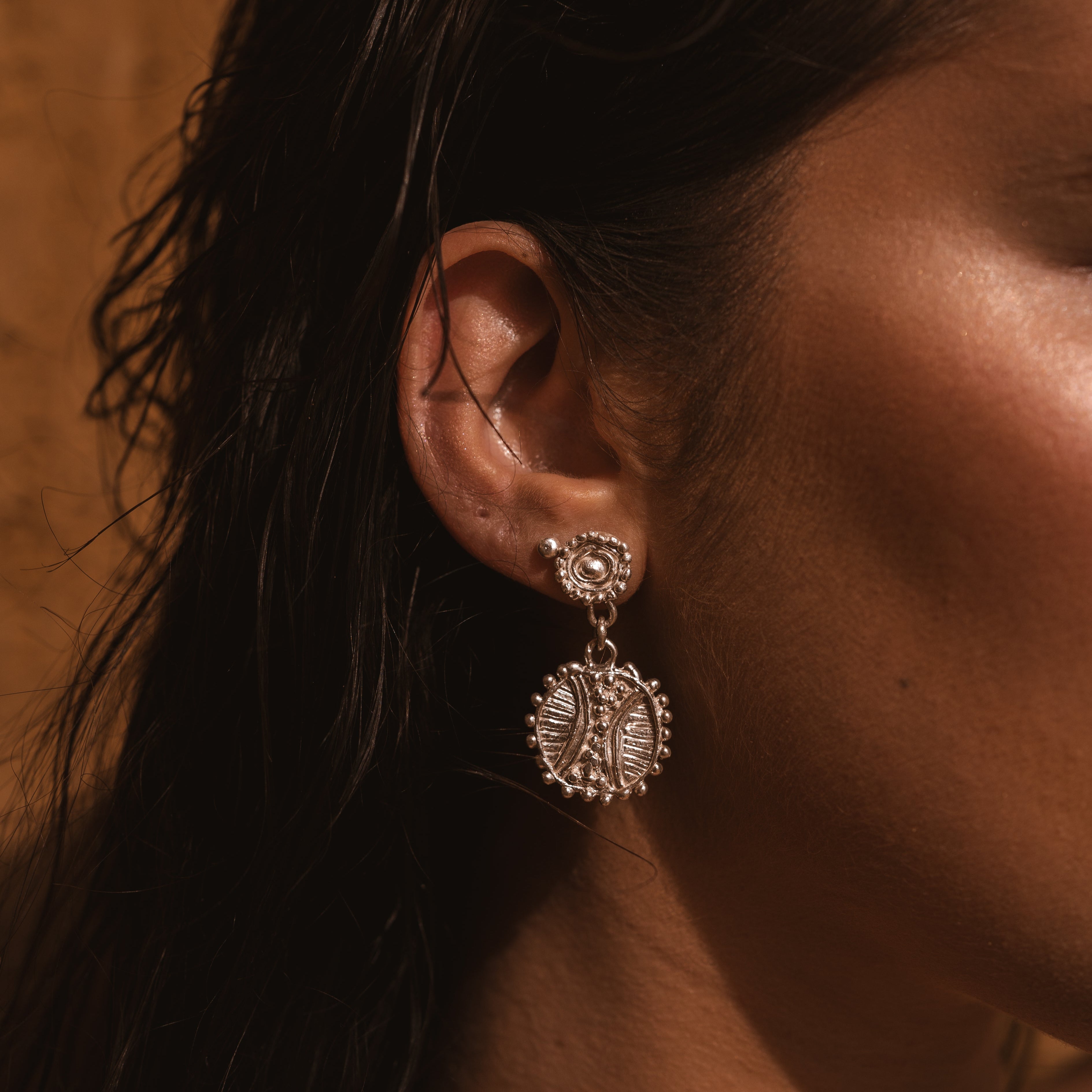 sundial earrings