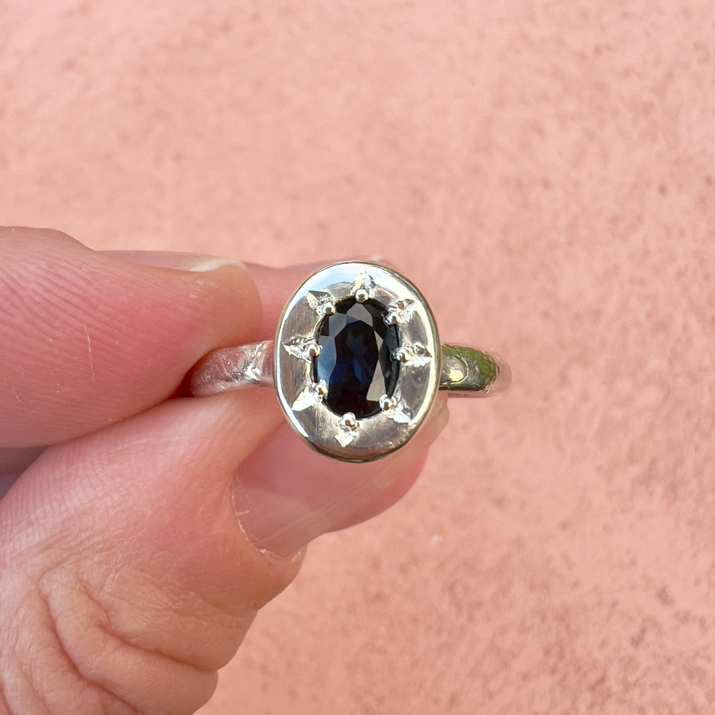 a sapphire ring