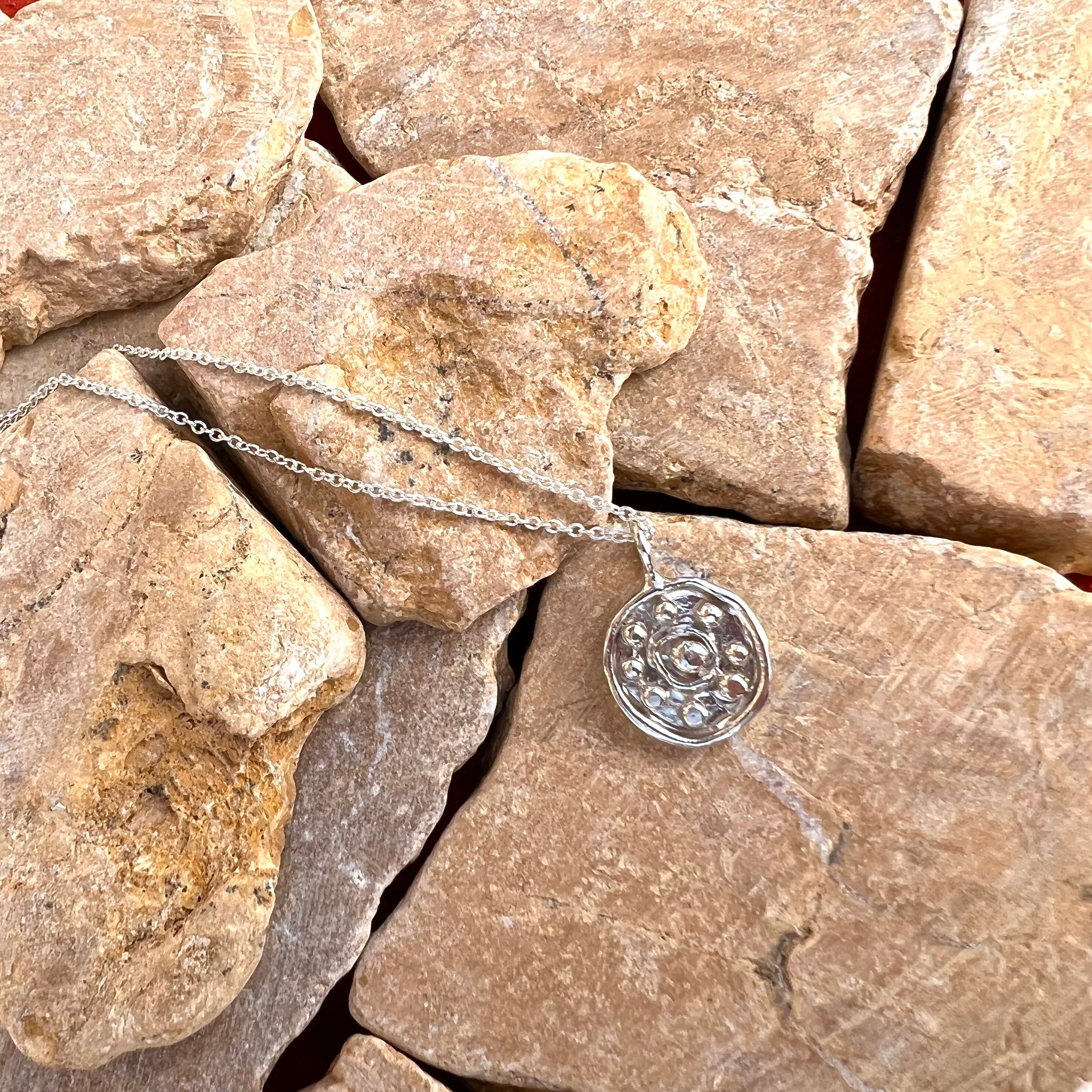 mini sundial pendant