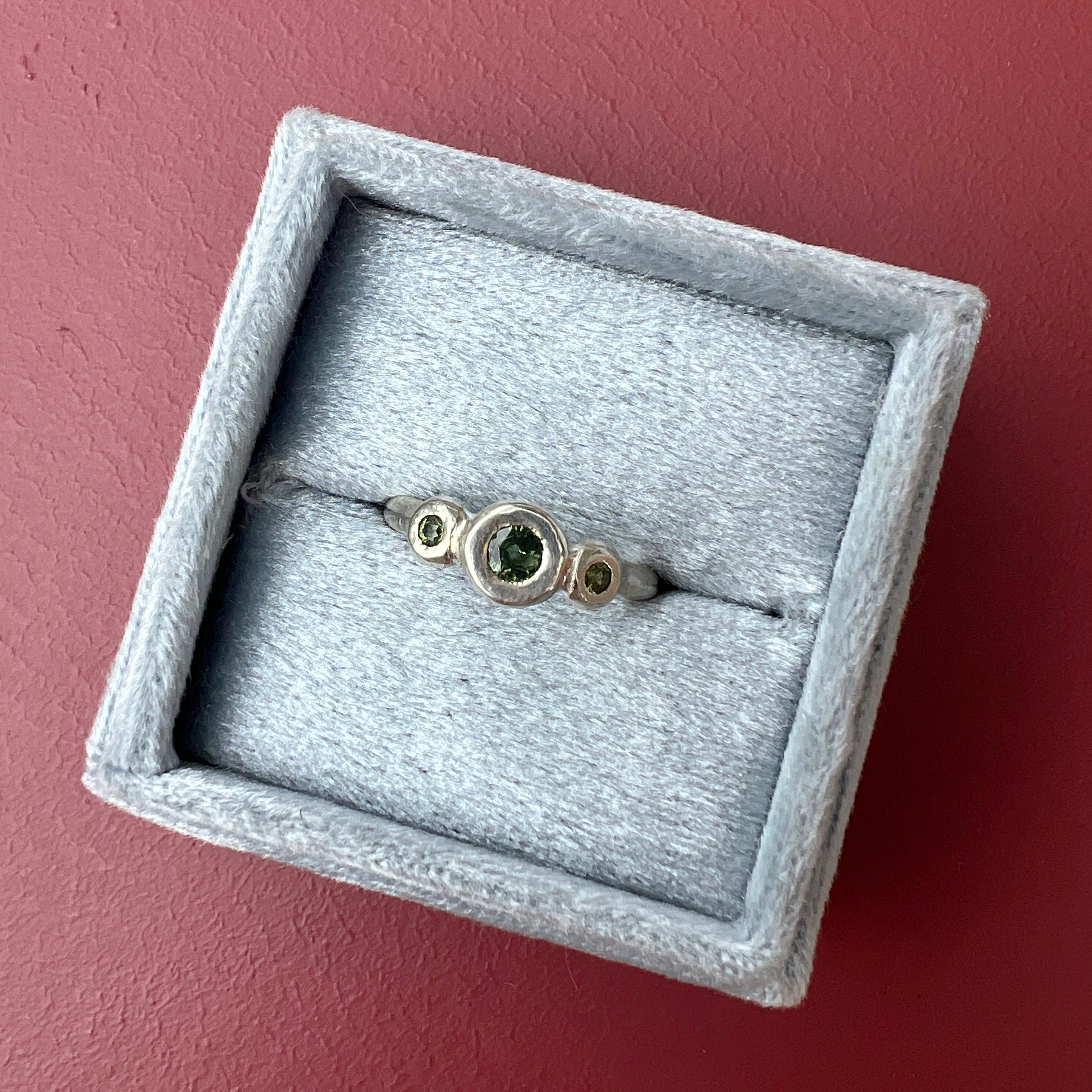 Pear Sapphire Ring