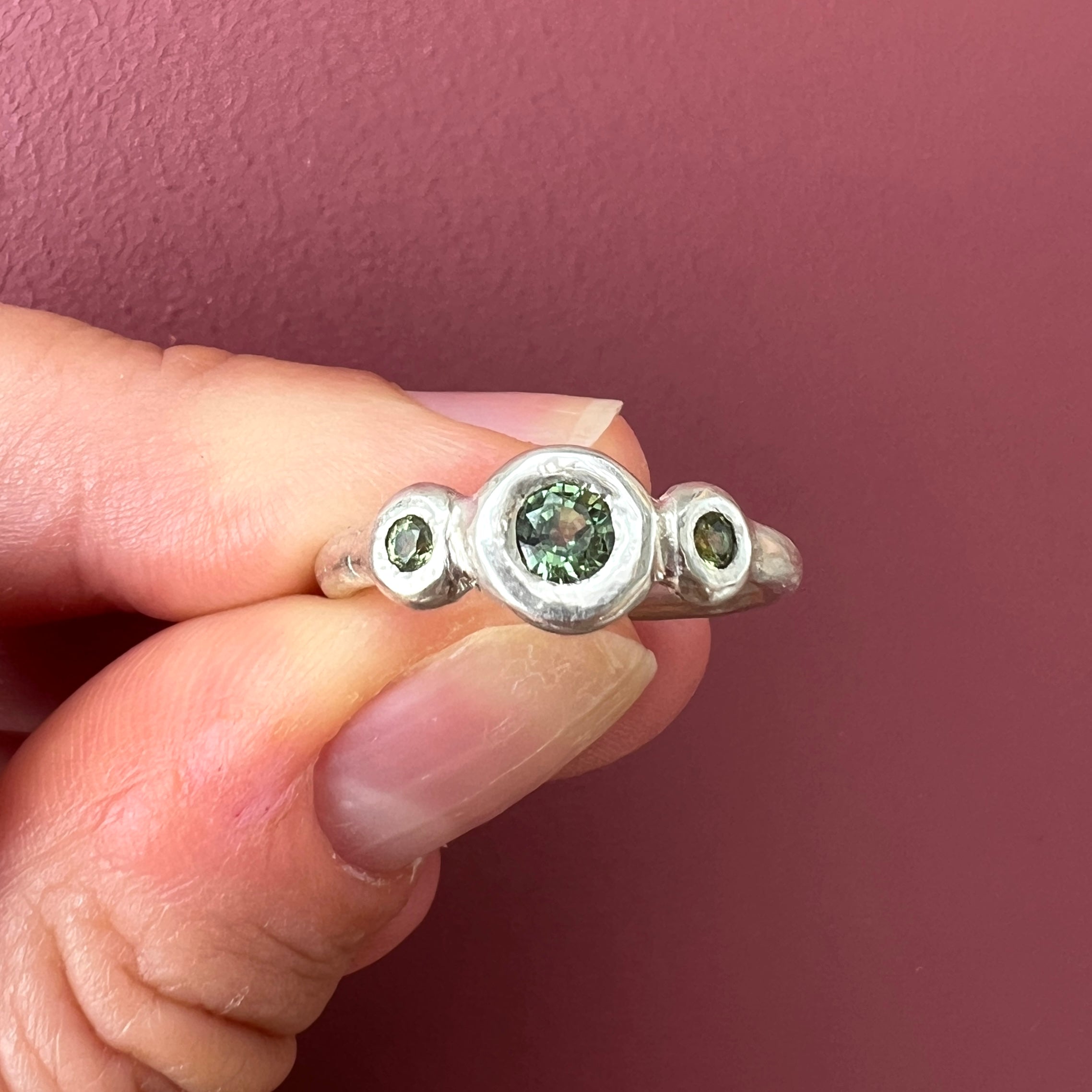 Pear Sapphire Ring