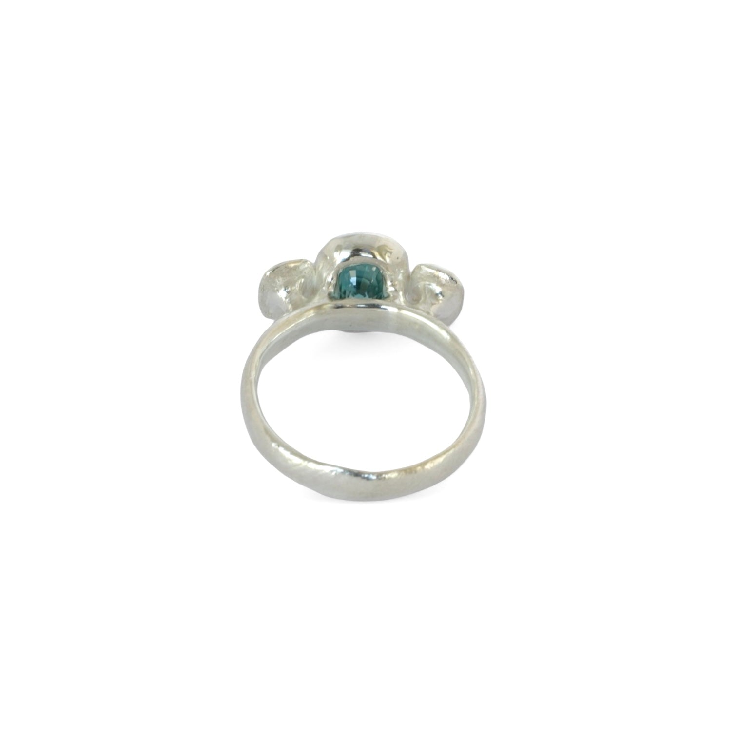 blue bird zircon ring