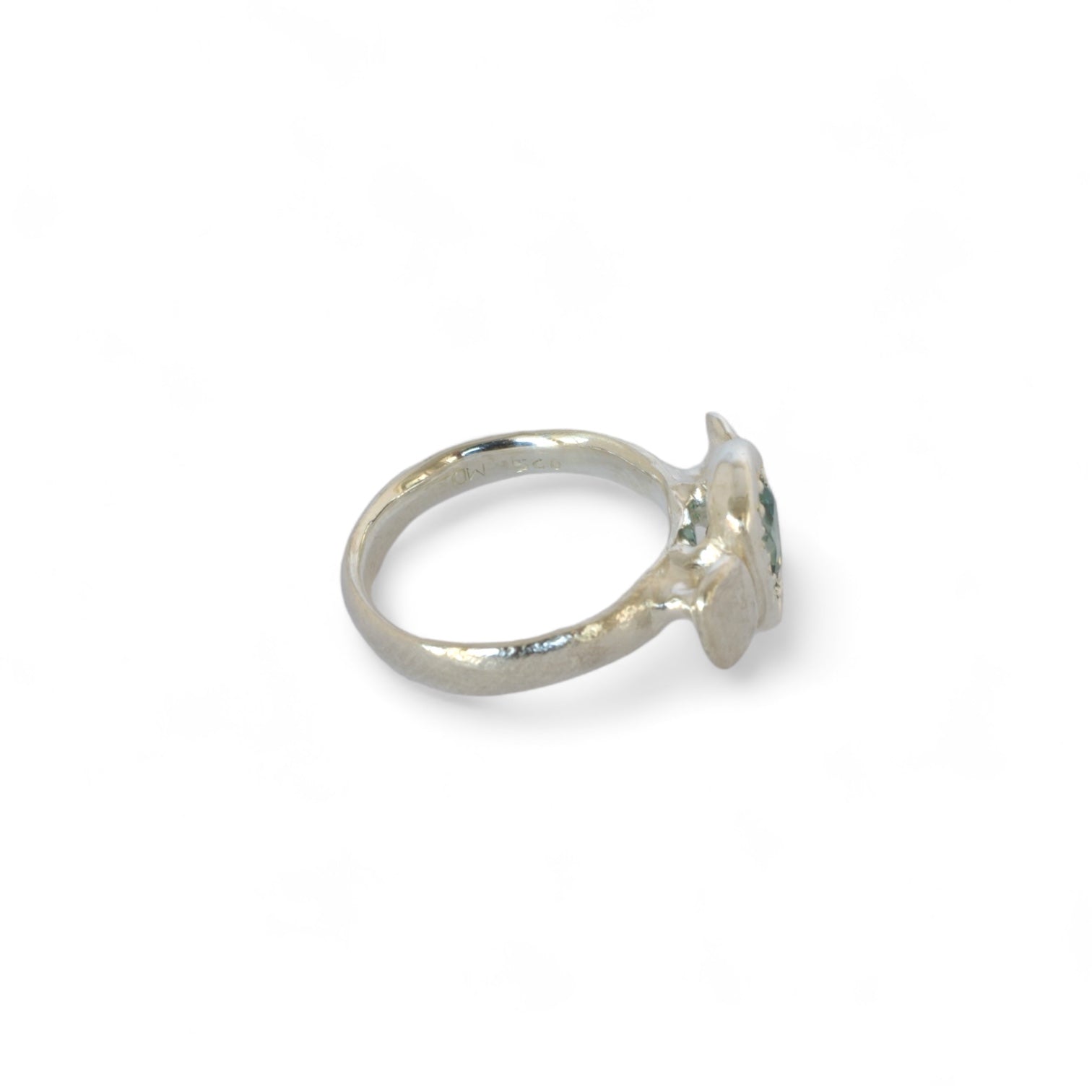 blue bird zircon ring