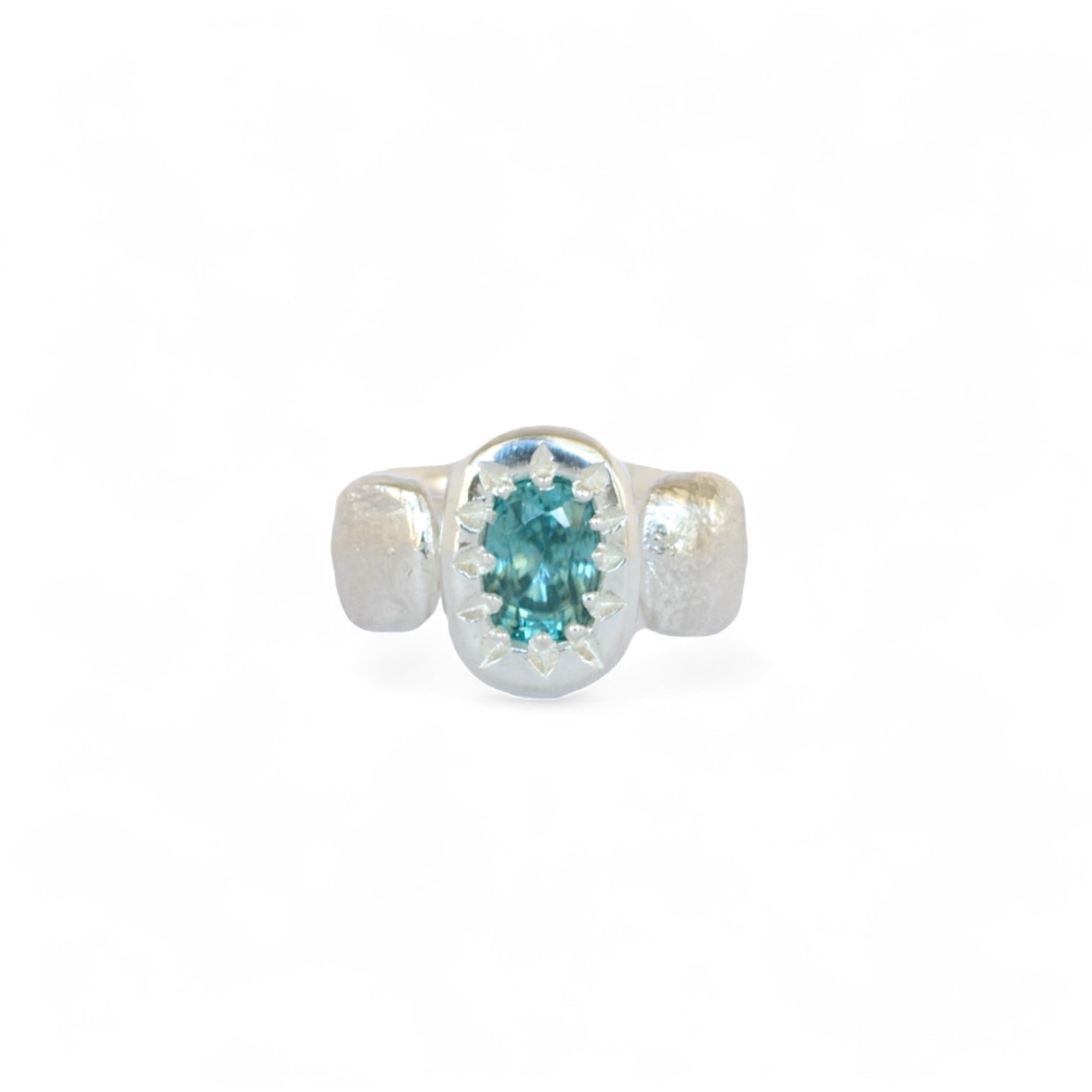 blue bird zircon ring