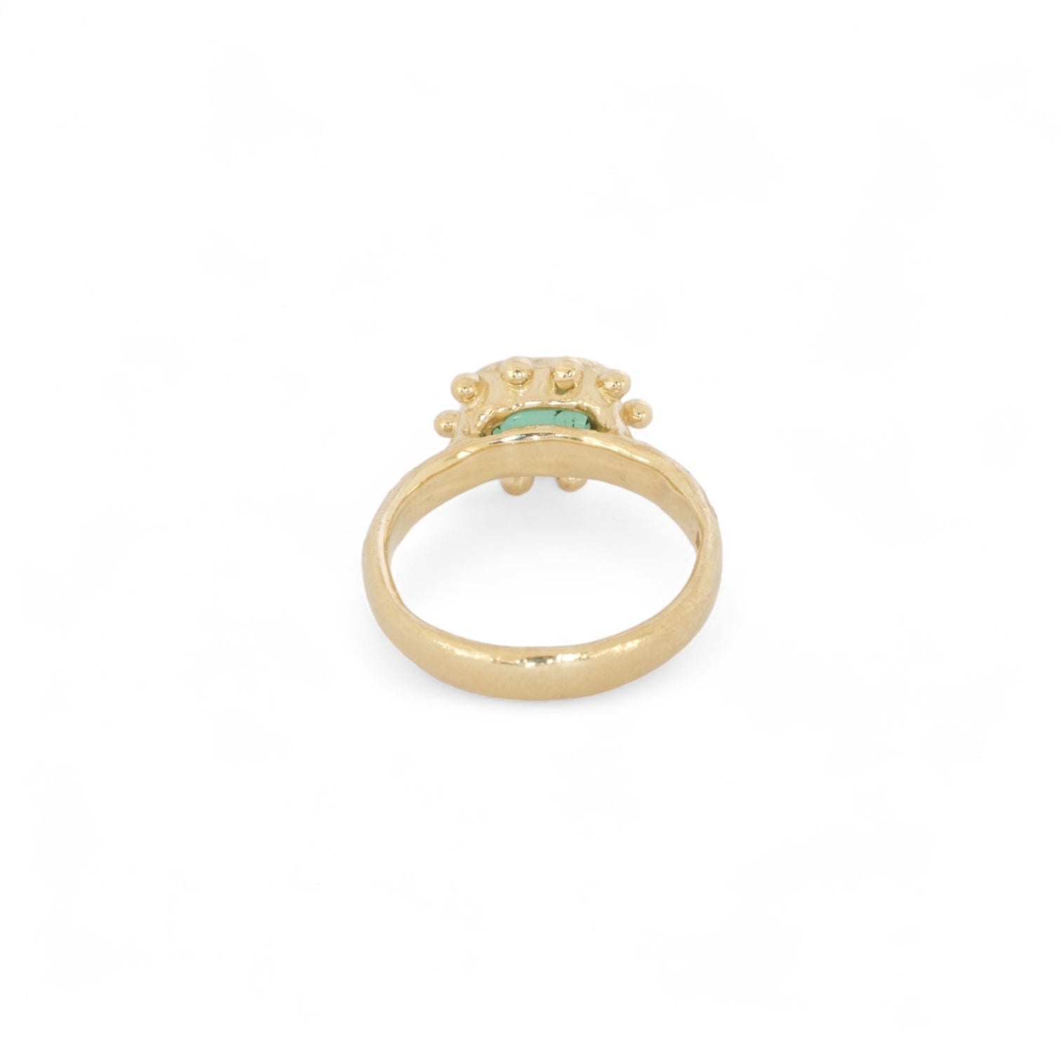 green grass tourmaline ring