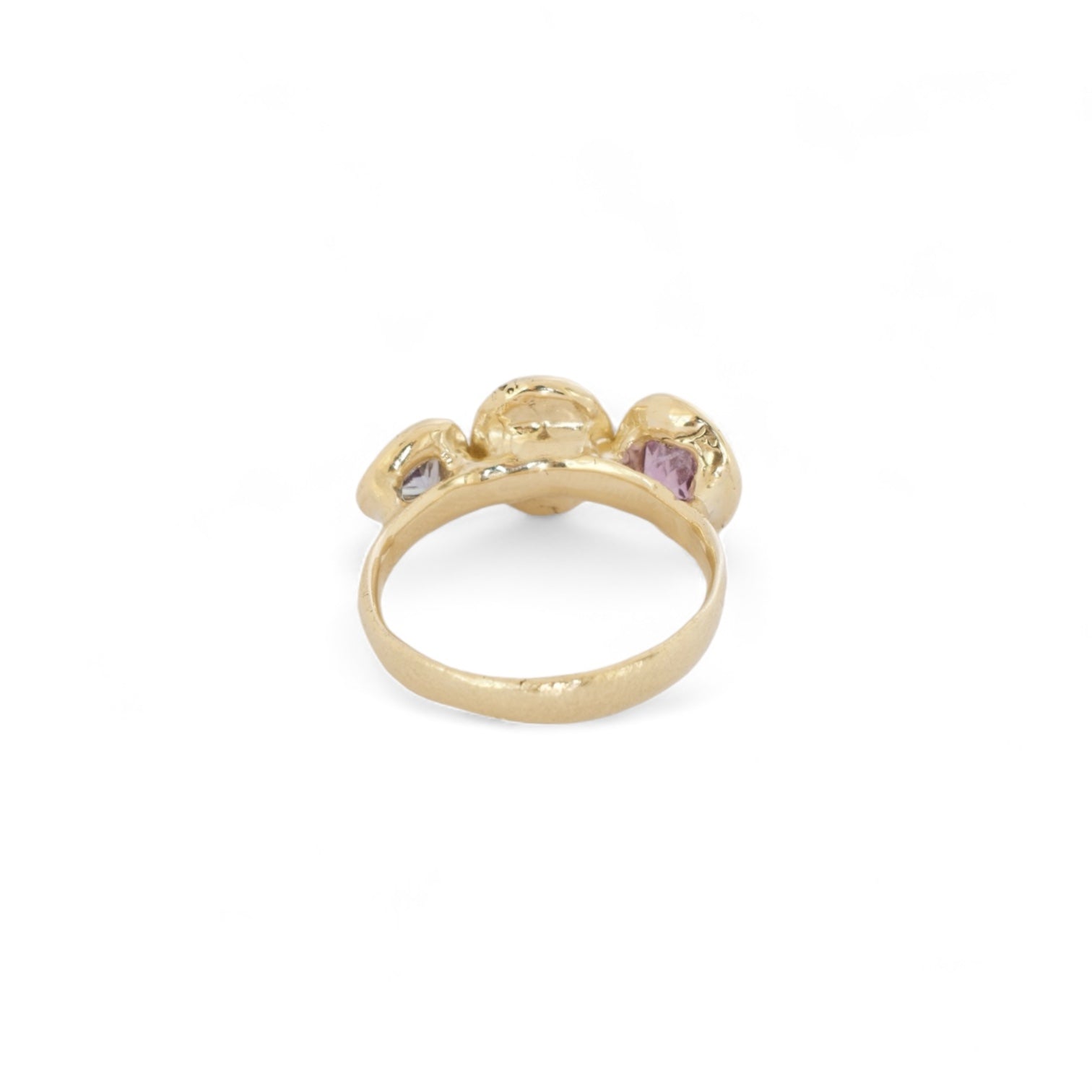 romantic amethyst, opal & tanzanite ring