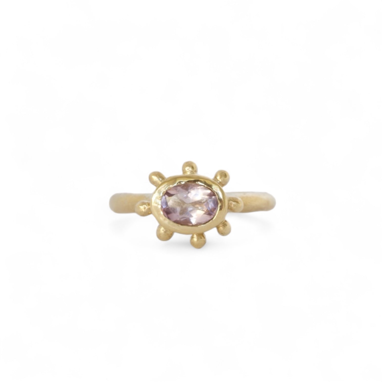 pomegranate amethyst ring