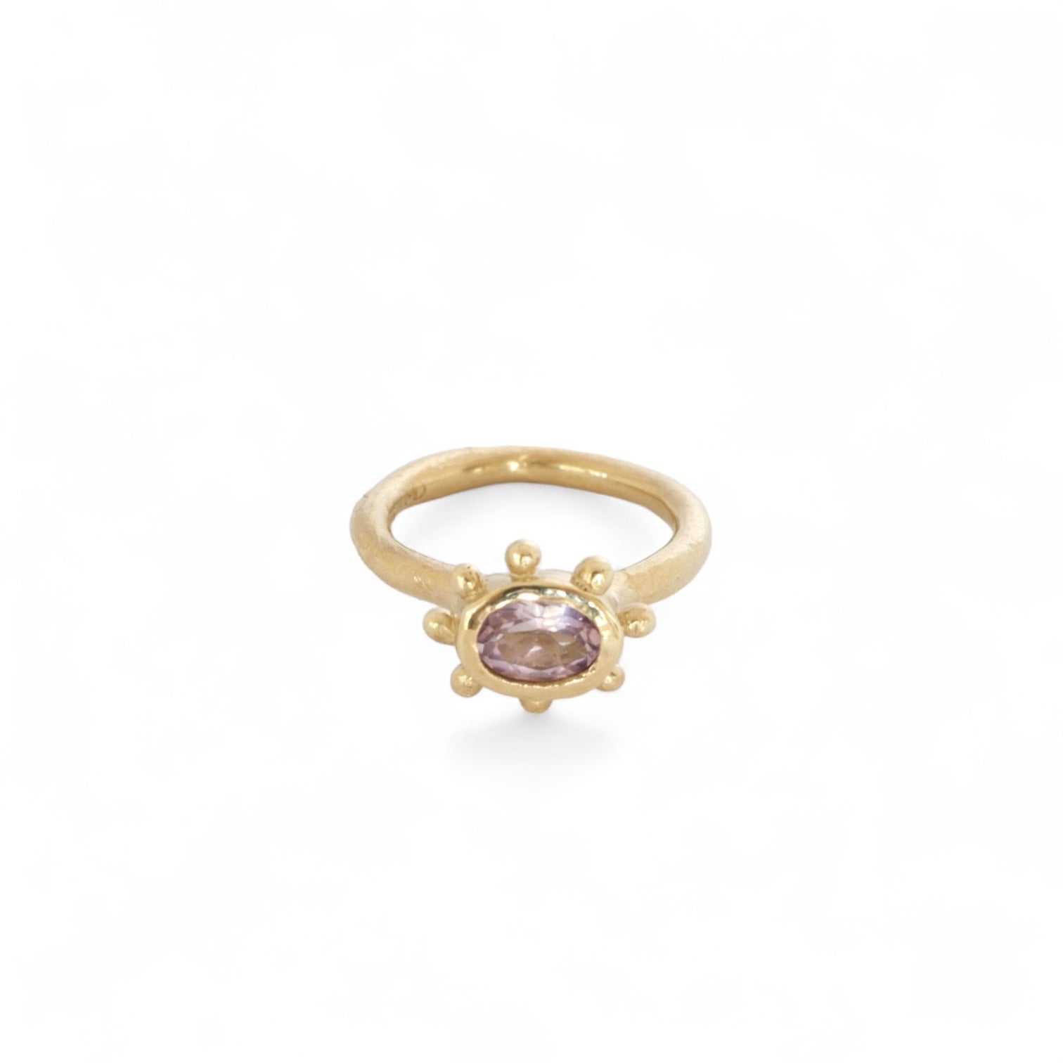 pomegranate amethyst ring