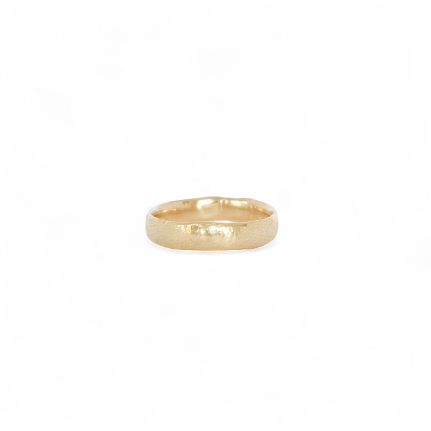 flat wedding band