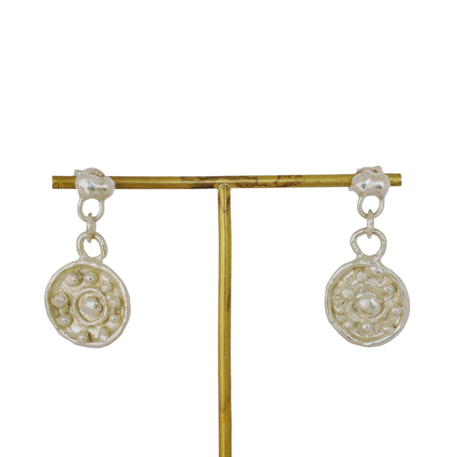 mini sundial earrings