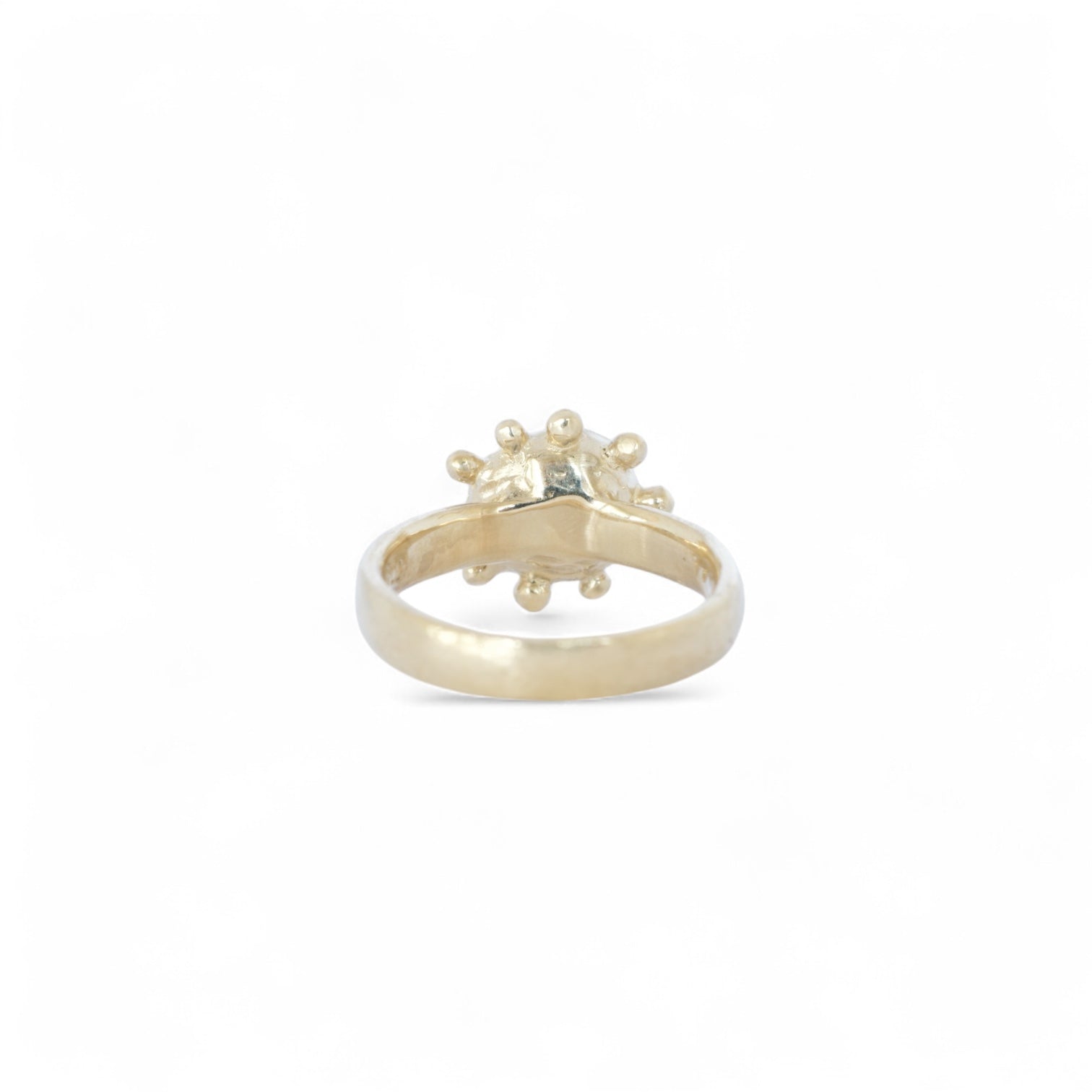 sunflower keshi pearl ring