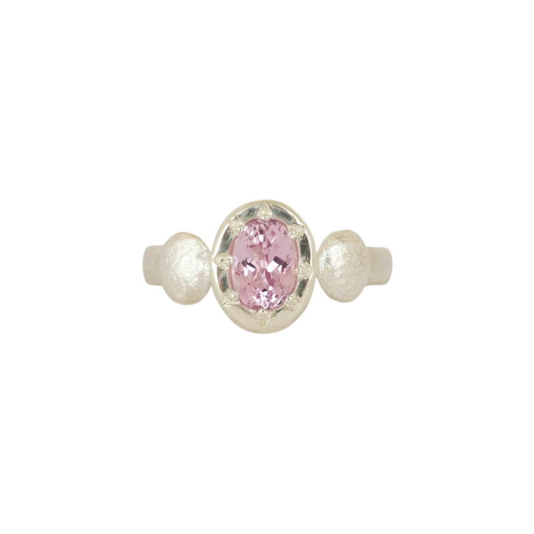 Afterglow Pink Kunzite Ring
