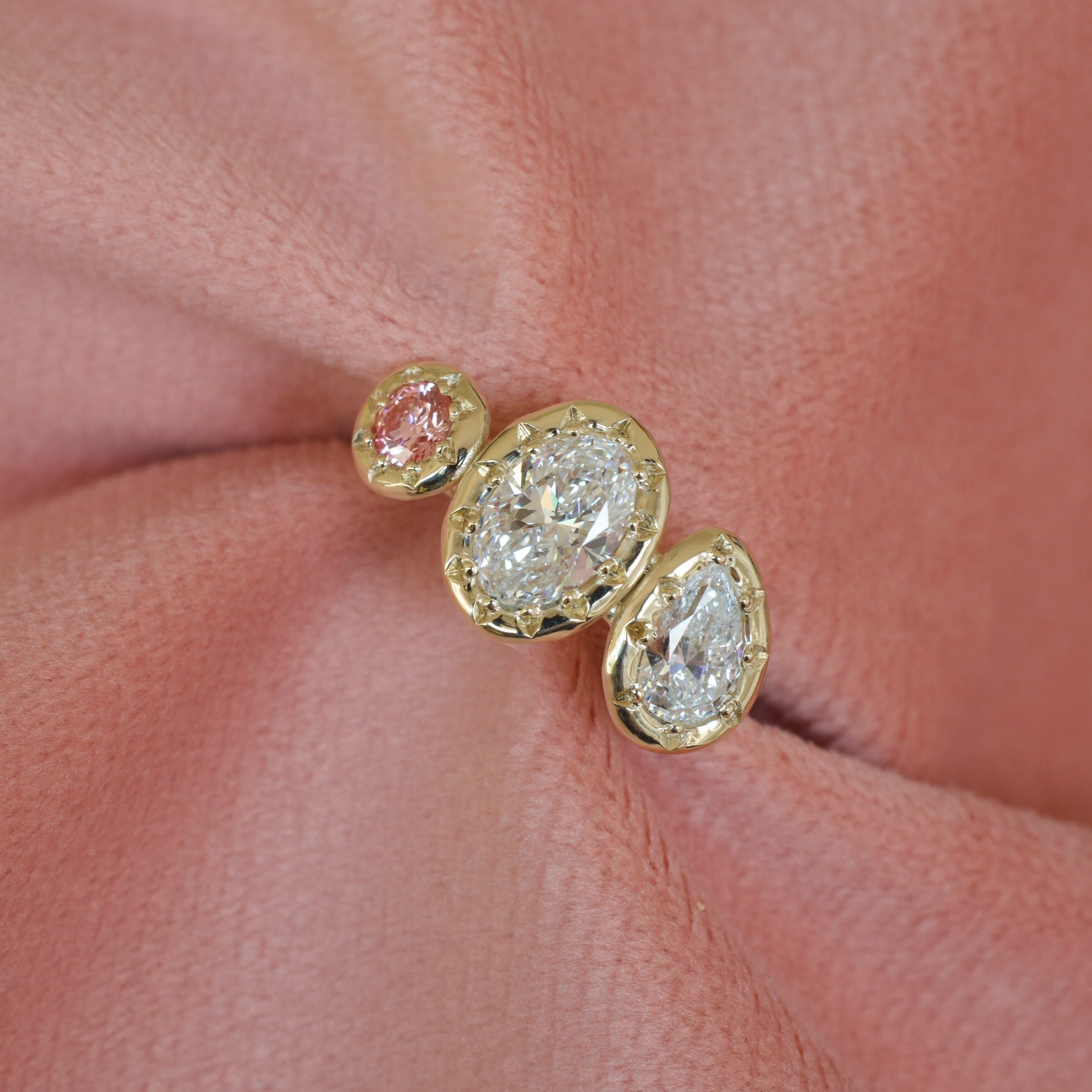 Prism Diamond Engagement Ring