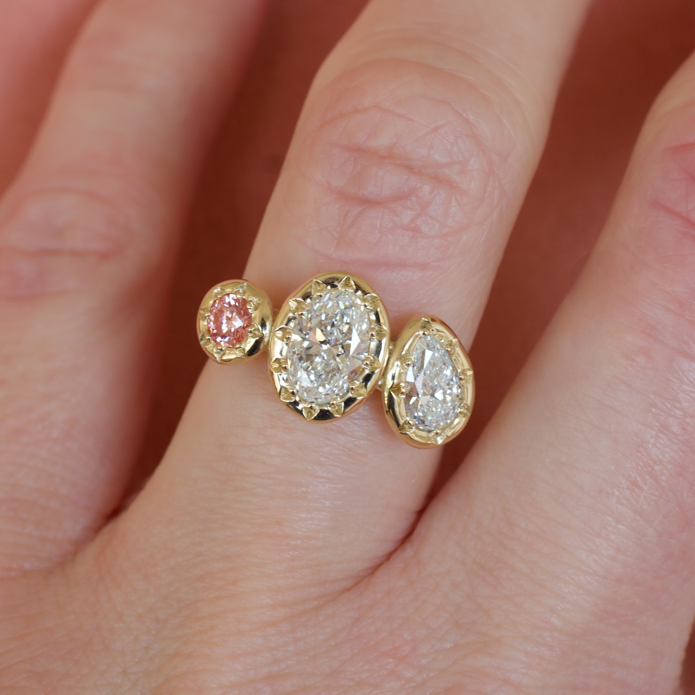 Prism Diamond Engagement Ring