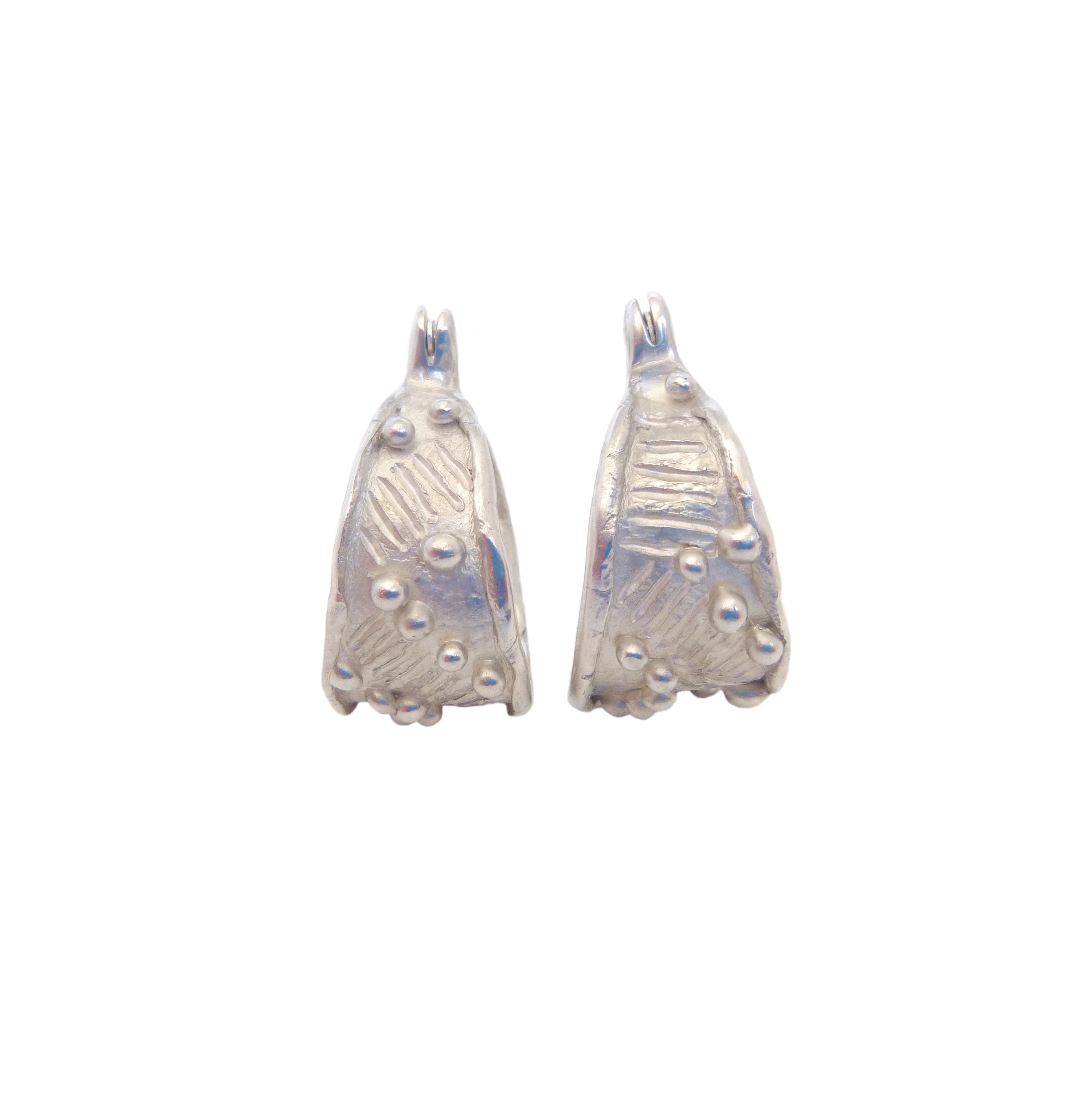 sand dune hoop earrings